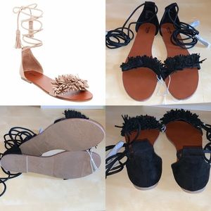 Mossimo Lace-up Ankle Gladiator Flat Sandal